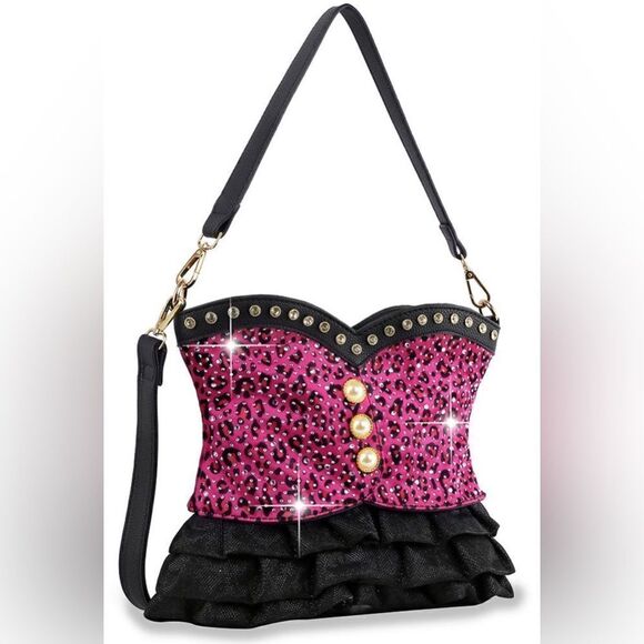Rhinestone Vest Handbag - Picture 1 of 5